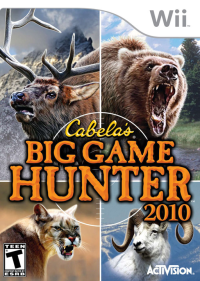 Cabela's Big Game Hunter 2010 PAL Wii  box art